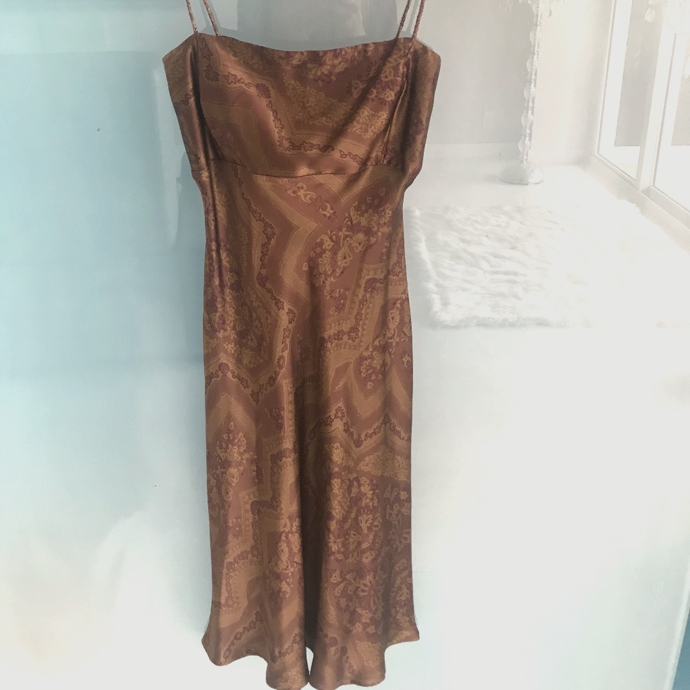 Silk dress-Bergdorf- Goodman- small